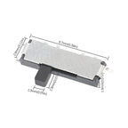 30PCS MSK-12C03-07 Small Toggle Switch With Positioning Column H1.5mm 8-Pin 3-Position DC12V Patch Side Press Type Power Switch