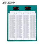 MB102 Breadboard Power Supply Module + MB-102 830/400 Points Solderless Breadboard Kit with 65 Flexible Jumper Wires 3.3V/5V