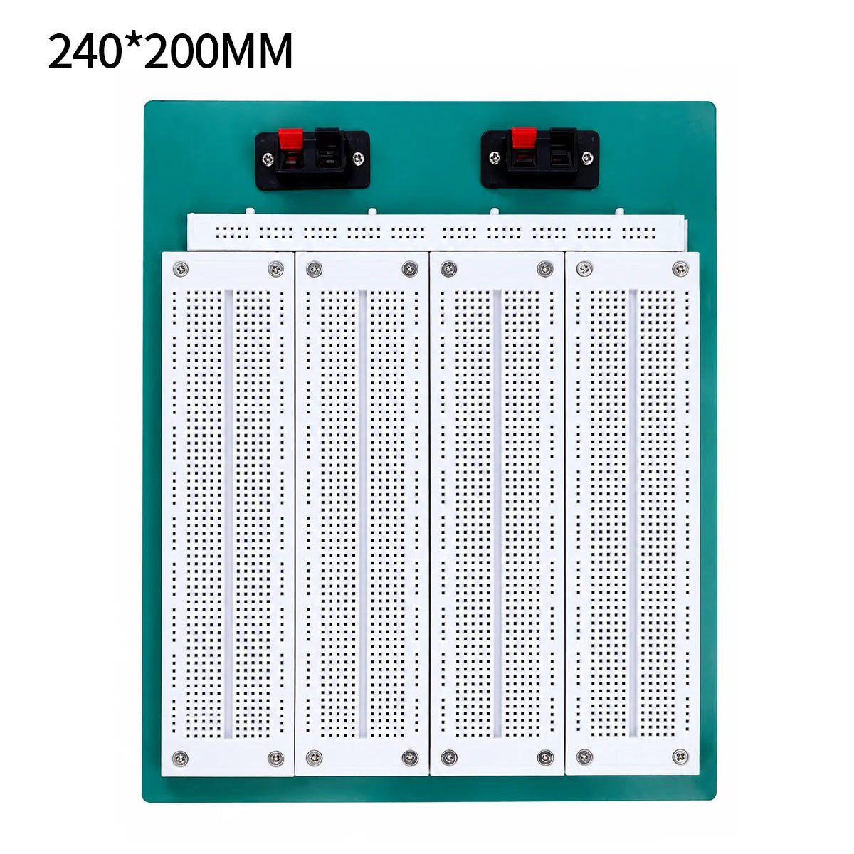 MB102 Breadboard Power Supply Module + MB-102 830/400 Points Solderless Breadboard Kit with 65 Flexible Jumper Wires 3.3V/5V