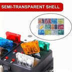 Car Blade Fuse 300/180/120pcs,Standard & Mini Fuses with Storage Box for Truck Motorcycle Boat RV 5A 10A 15A 20A 25A 30A 35A 40A
