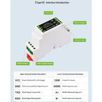 RS232 to RS485 Converter 1 Set Isolated Static Protection Industrial Adapter for Industrial Automation Communication