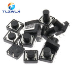 10PCS PCB Tactile Tact Push Button Switch DIP 4Pin Micro Switch 12*12*4.3/5/6/7/8/9/10/11/12 MM 12X12X4.3MM 5MM 6MM 7MM 8MM 9MM