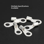 Circular Terminal Block OT1/1.5/2.5/4/6-4/5/6/8mm Cable Lug Spade Bare Copper Wire Connector Wires Non Insulated Crimp Terminal