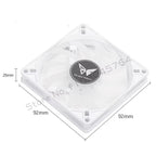 PC Cabinet RGB Fan 9cm Ultra-Thin 9215 9225 15mm 25mm Slim ITX Case Cooler Fans 5V 3Pin ARGB+ 4Pin PWM Control Black White
