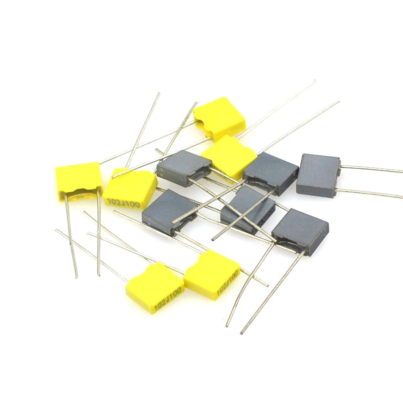 20pcs Polypropylene Safety Plastic Film 100V 1nF ~ 470nF 100nf 220nf 10nf 47nf 22nf 1nf 0.47uf 0.1uf 330nf Correction capacitor