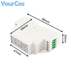 YR-2181 Guide Rail Electronic Scale Weighing Signal Pressure Sensor Conversion Acquisition RS485 Interface Modbus Rtu Protocol
