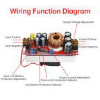 1800W 40A DC-DC Boost Converter Step Up Power Supply Module 10-60V To 12-90V Adjustable Voltage Charger 1200W 20A Boost Module