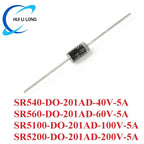 10PCS SR540 SR560 SR5100 SR5200 DO-201AD Schottky Rectifier Diode Rectifier Silicon Bridge Rectifier 40V 60V 100V 200V 5A