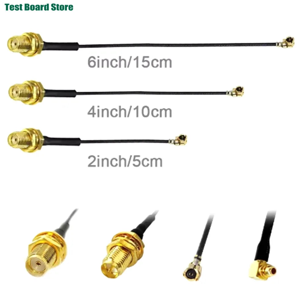 1/2/5Pcs RP SMA Pigtail Cable RG178 1.13 SMA Female Connector To UFL/U.FL Cable for WiFi Antenna Extension