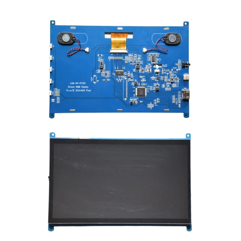 10.1Inch Raspberry Pi 4/3/2/B/B+/A+ Monitor 1024x600 IPS 5-Points Capacitive Touchscreen Drive Free HDMI Display For Win 7/8/10