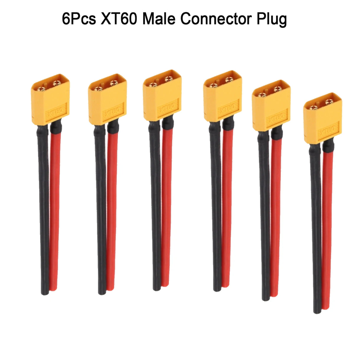 XT60 Male Female Connector Plug with 14 AWG Soft Silicon Wire 100mm Extension Cord for RC Lipo Battery FPV Drone Expand 4-6pair