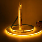 DC 12V 24V COB Strip 320Leds/M High Density RA90 White Pink Yellow Ice Blue Red Green Flexible Ribbon Rope LED Light