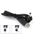 USB 2.0 Type A Male to Right Angled 90 Degree 5.5 X 2.1mm DC 5V Power Plug Barrel Connector Charge Cable 100cm