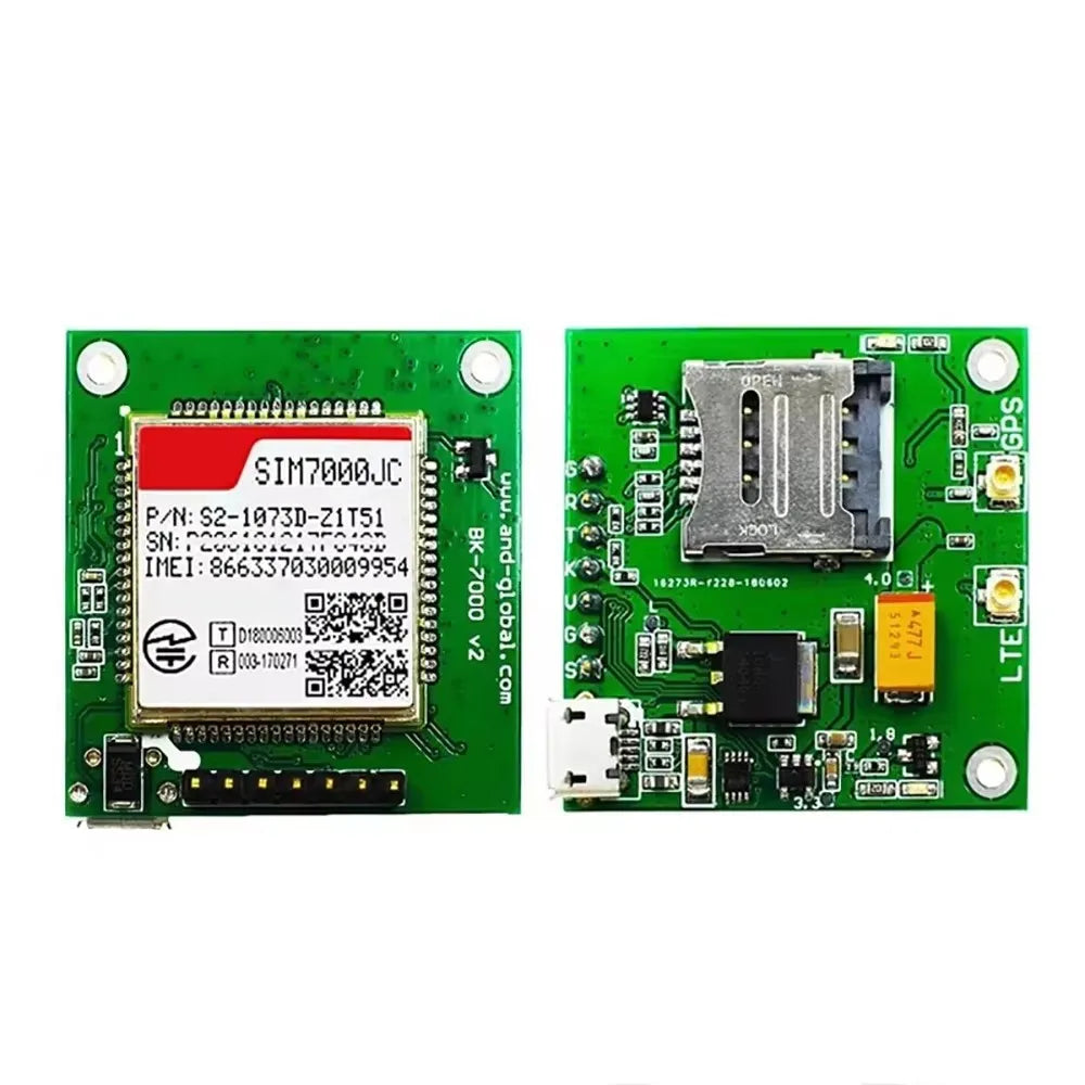 SIMCOM SIM7000E SIM7000G SIM7000JC Breakout Board Cat-M/NB-IoT/GSM Module Compatible With SIM900 SIM800F LTE GPS Antenna Kit