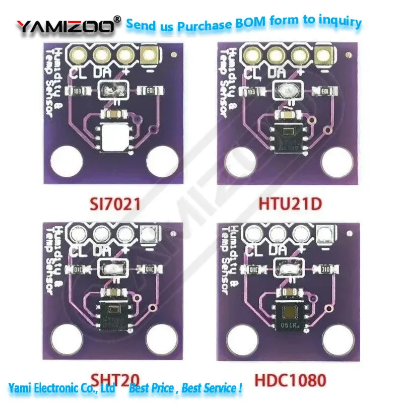 10pcs HDC1080 Si7021 SHT20 HTU21D Module Low Power, GY-213V-HDC1080 High Accuracy Digital Humidity With Temperature Sensor