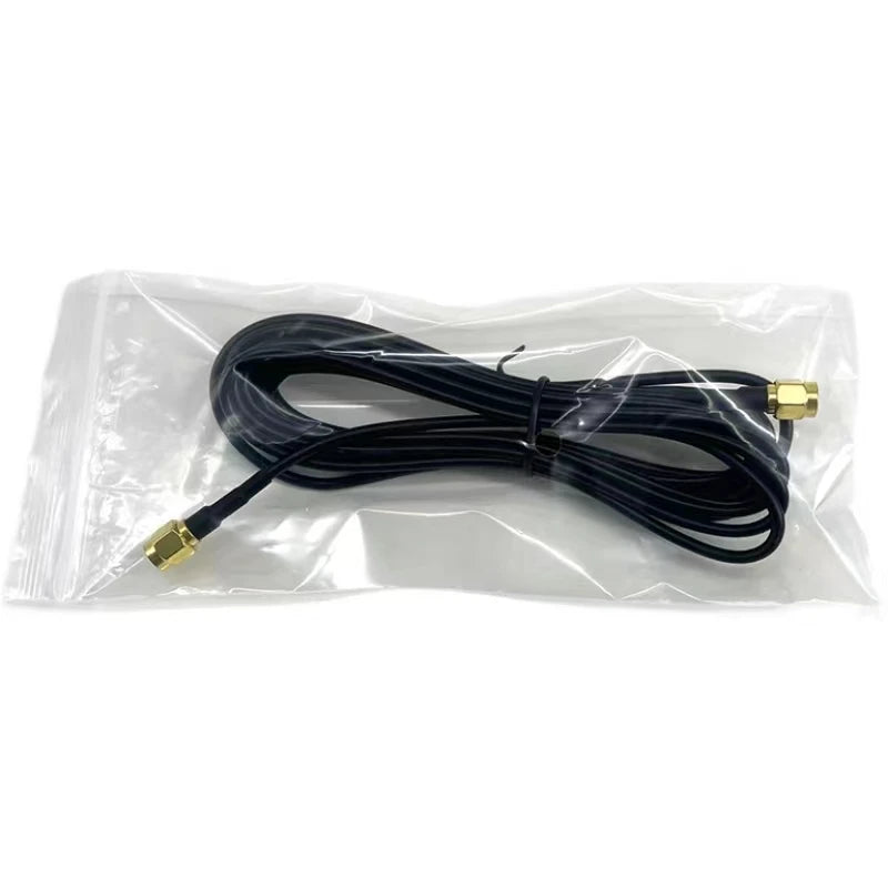 RG174 Coax Cable SMA Male To RPSMA Male Connector SMA To SMA Crimp for RG-174 Extension Copper Feeder Wire for Coax Card Antenna