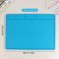 1PC Silicone ESD Heat Insulation Soldering Mat High Temp Resistant Computer Phone Repair Pad for Electronic Repair