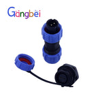 SP11 Series Waterproof Aviation Plug Connector IP68 Cable Joint SP1110P2 SP1112S2  Durable Electrical Connector for Outdoor Use
