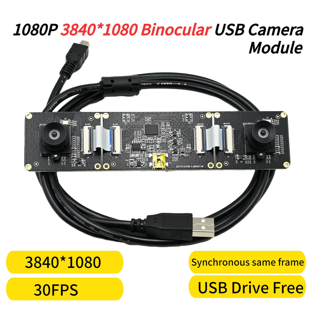 OV2735, 1080P USB Camera Module,30fps,2MP 1920x1080 HD,For Raspberry Pie PC Android Face Recognition，UVC Compatible