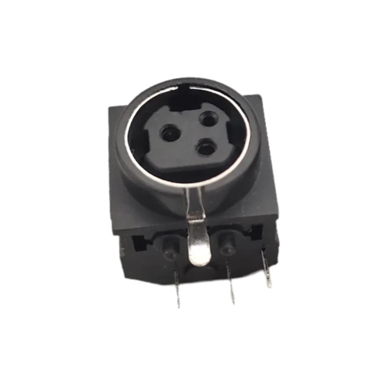 5/10Pcs DIN 3P/4P Horizontal Socket S Terminal MPC Power PS2 Full Plastic Connector 3/4 Core Adapter for Electronics