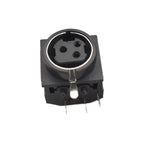 5/10Pcs DIN 3P/4P Horizontal Socket S Terminal MPC Power PS2 Full Plastic Connector 3/4 Core Adapter for Electronics