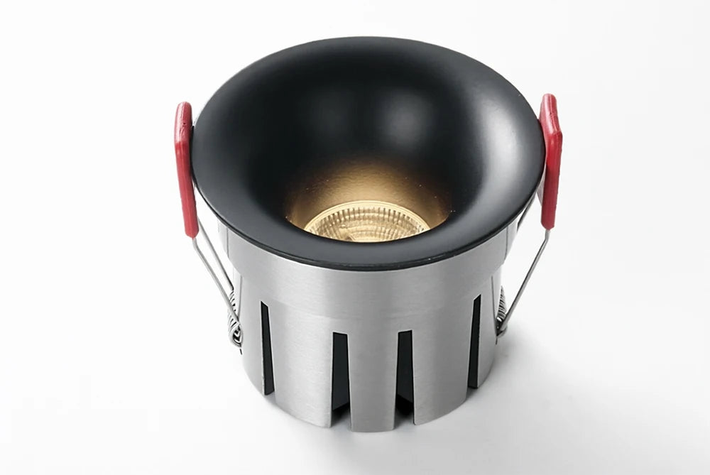 Recessed Curved Seamless LED Ceiling Light 3CCT/ Tuya BLE/ Zigbee/ Matter/ All Aluminum LED Spot Downlight