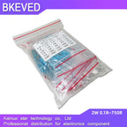 30values Each 5/10PCS 1~750 1K~820K Ohm 150PCS 300PCS 1/2W 1W 2W 3W Resistance 1% Metal Film Resistor Assortment Kit Set