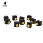 10pcs Mute Button 6*6*7.3mm Silent Switch Wireless Mouse Wired Mouse Button Micro Switch Yellow Push Button Switch