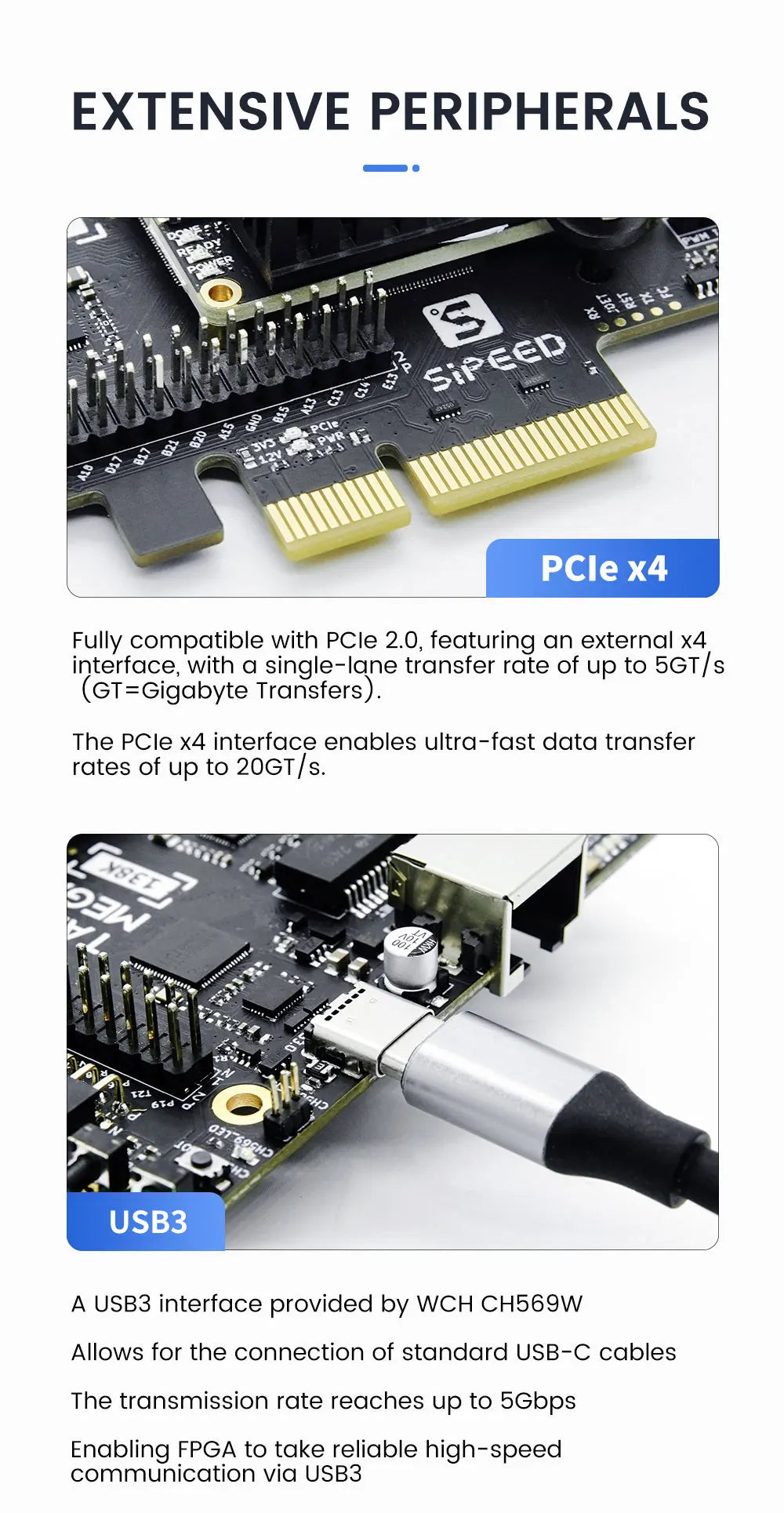 Sipeed Tang Mega 138K Dock GOWIN GW5AST RISCV FPGA Development Board
