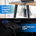 3A Fast Charging Magnetic Cable 540° Rotating USB Type C Micro Data Cable for Samsung Huawei Xiaomi Android Phone Charger Wire