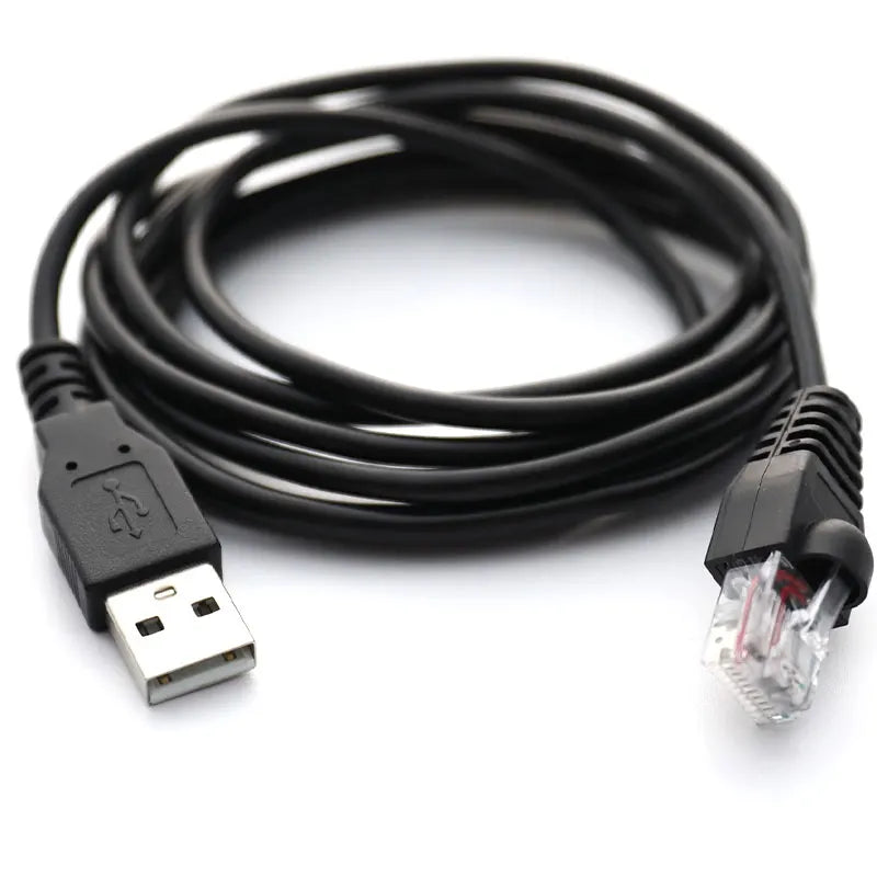 USB To RJ50 Console Cable APC Smart UPS USB Cable Substitute AP9827 940-0127B 940-127C 940-0127E With Molded Strain Relief Boot.