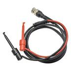 BNC Male to Q9 Test Hooks Oscilloscope Probe Test Leads Dual Alligator Clips Signal Source Connectors Test Leads