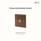 Avoir Retro Black Walnut Panel Toggle Switches USB Type C FR EU Socket Outlet Brass Lever Wall Light Switches Cat6 Rj45 For Home