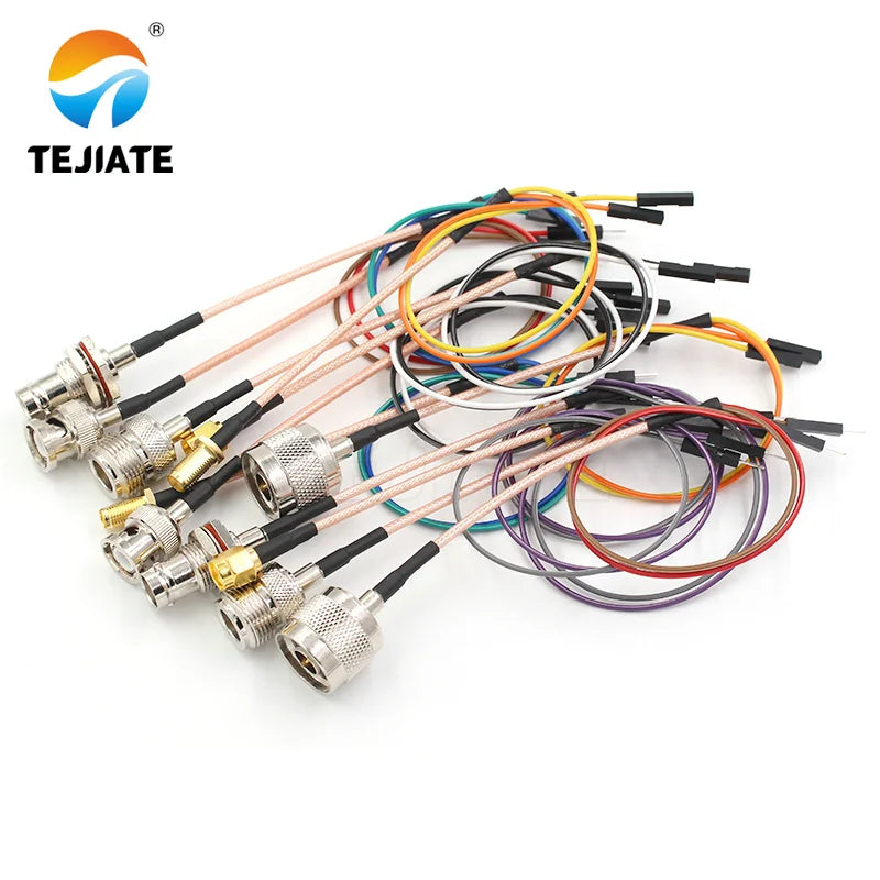 1PCS SMA to DuPont BNC/Q9/N to 2.54mm DuPont male and female RG316 RF test extension adapter line impedance 50 ohms