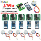 ULB2003 Module 5V DC Stepper Motor Driver Board for 8BYJ-48 28BYJ-48 4-Phase DIY Robot Projects with ULN2003 PIC MCU Control