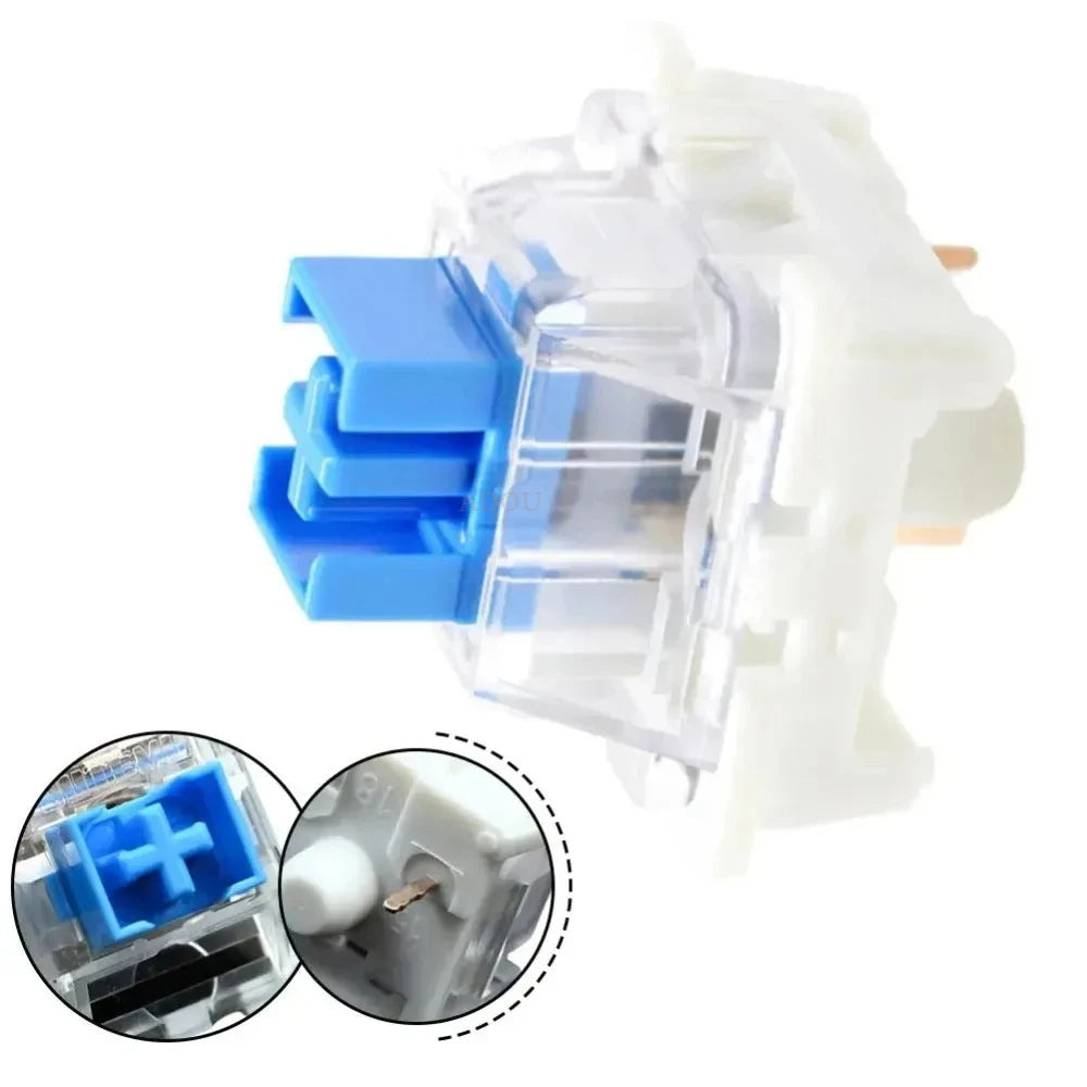 50/100pcs Keyboard Switch Keyboard Clicker Key Replacement 3 Pin Tactile Switch Plastic For Replacement Accessories