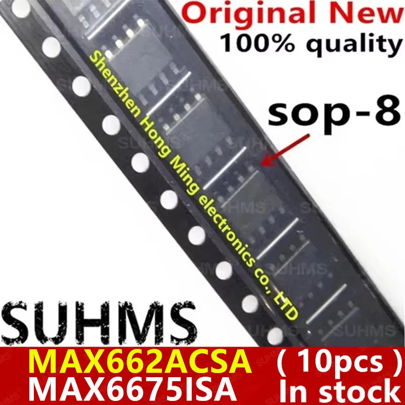 (10piece) 100% New MAX662 MAX662A MAX662ACSA MAX6675ISA MAX6675 sop-8
