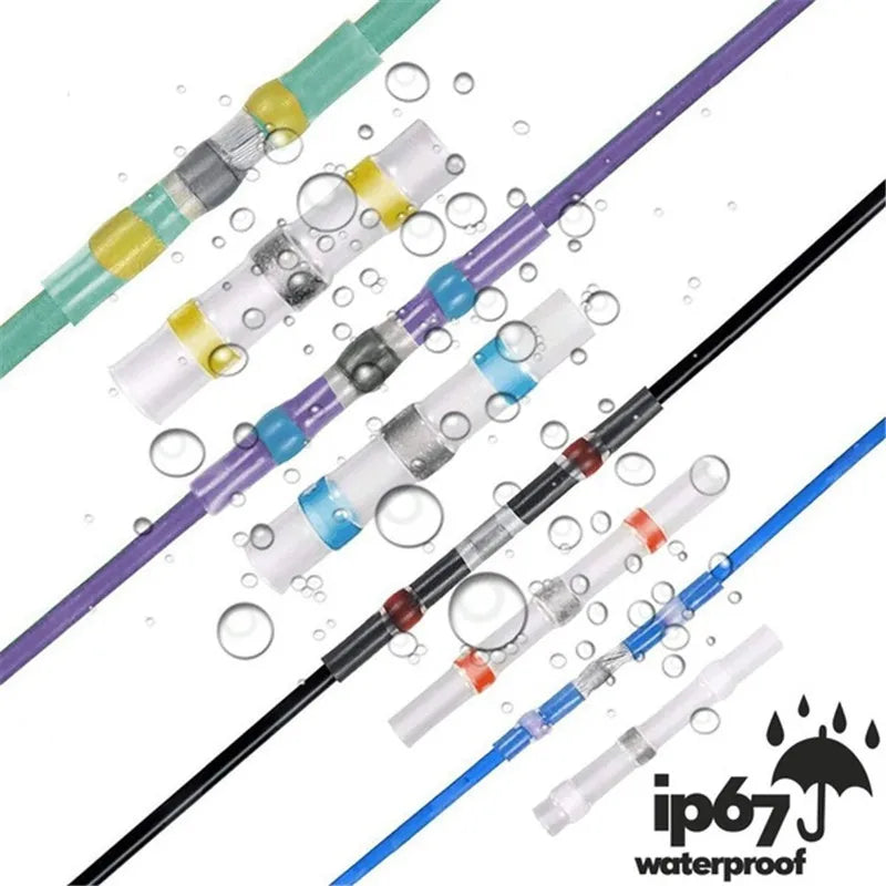 Wire Connector Electrical Connectors Solder Stick Wire Connector Solder Heat Shrink Waterproof Crimp Cable Terminals for Cable