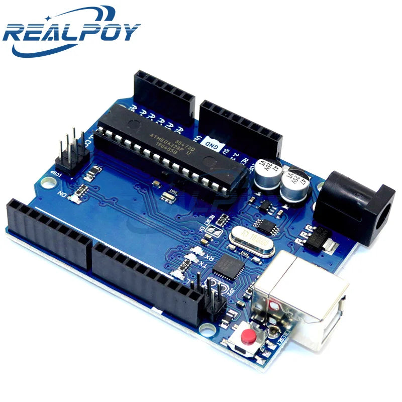 For UNO R3  ATMEGA16U2+MEGA328P Chip For Arduino UNO R3 Development board + USB CABLE