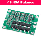 3S 4S 40A 60A 18650 Lithium Battery Protection Board BMS 12.6V 16.8V Overcharge Overdischarge Protection for Drill