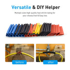 2:1 Heat Shrink Tube With 300W Hot Air Guns Kit EU US 110V 220V Heat Shrink Tubing Kit Cover Cable Repair Protection 1060/656pcs