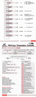 FOTEK Temperature Controller MT4896-R MT4896-V MT4896-L NT-21R NT-21-V NT-21-L MT-48VE-CT MT-96R-RS485 MT-48RE-CT MT-48LE-CT