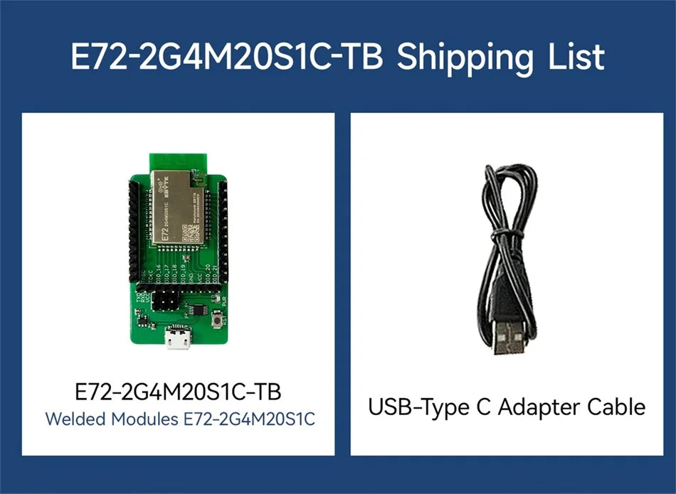 EBYTE E72-2G4M20S1C SoC Series CC2674P10 Wireless Module 2.4GHz BLE Module 20dBm PCB Antenna Small Size Support Multi Protocol