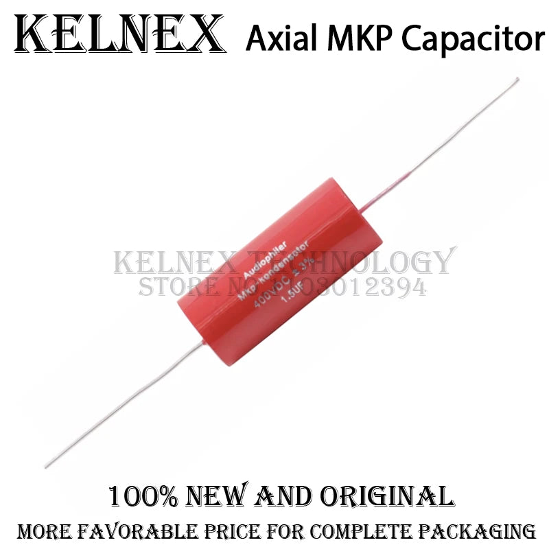 1PC Audiophiler Axial MKP Capacitor Audio 250V 400V 630V 4.7UF/400V 10UF 1.0UF 1.5UF 6.8UF 8.2UF Frequency Dividing Capacitance