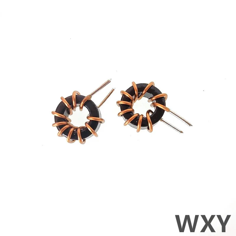 5Pcs 10/22/33/47/56/68/100uh220uH Toroid Core Inductors 65125 Winding Magnetic Inductance Iron Gauge Aluminum Magnetic Ring Coil