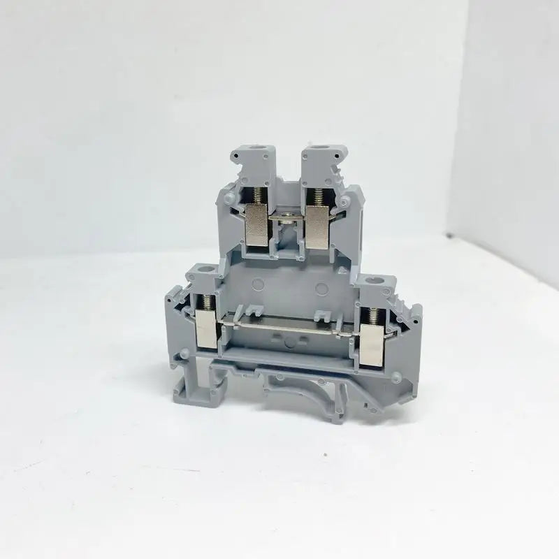 10Pcs UKK/UKKB 5 Double-Level Terminal Block 2 Layer 4 Mm² Plug Wire Electrical Screw Connector DIN Rail Termin UKK5 UKKB5