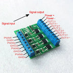 1PCS Four Channel MOSFET/FET Module Amplifier Circuit Board/Driver Module, 4-Channel Optocoupler Isolated DC 10A