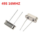 49S 3.5795MHZ 3.6864MHZ 6MHZ 7.3728MHZ 7.6MHZ 8MHZ 10MHZ 11.0592MHZ 12MHZ 18MHZ 20M Quartz Crystal Resonator Passive Oscillator