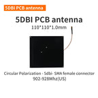UHF RFID Antenna 3dbi 5dbi Gain Circular Polarization Antenna SMA Female Connector RFID UHF PCB Antenna for Shelf Management