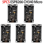 ESP8266 NodeMCU LUA CH340 ESP-12E WiFi Internet Development Board 4M Flash Serial Wireless Module for Arduino Type-c usb